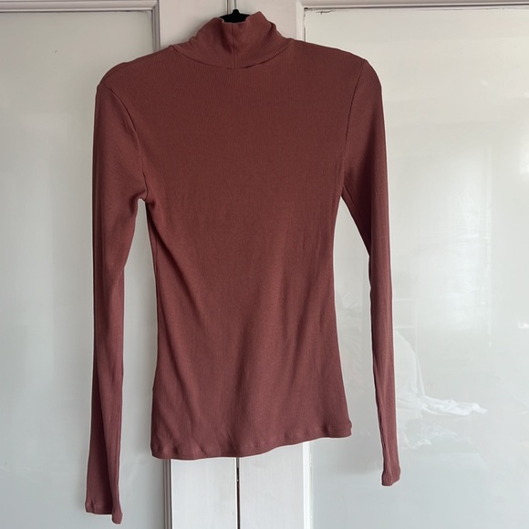 Ribbed turtleneck long sleeve - Picture 3 of 4